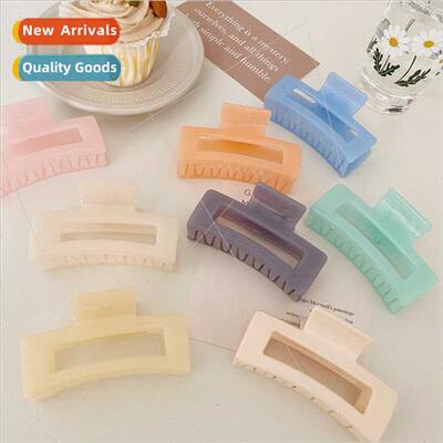 Elegant afternoon ins geometric grasp clip temperament chic