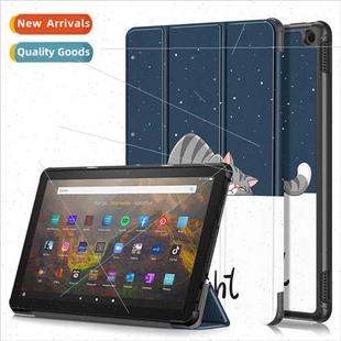 适用kindle Fire10 tablet case HD10 2023 tri-fold colorful pr