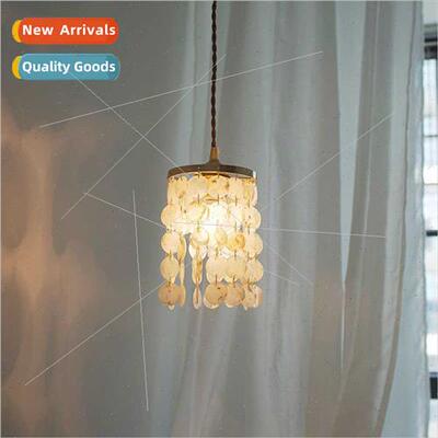 Scandinavian light luxury design French retro shell chandeli