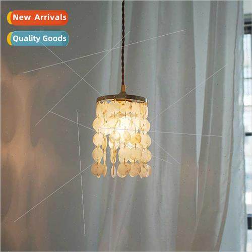 Scandinavian light luxury design French retro shell chandeli