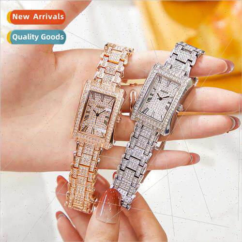 Europe fashion full diamond lady quartz watch waterproof sim