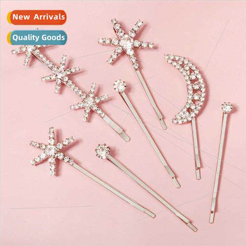 Korean creative  hairpin daily versatile rhinestone hairpin