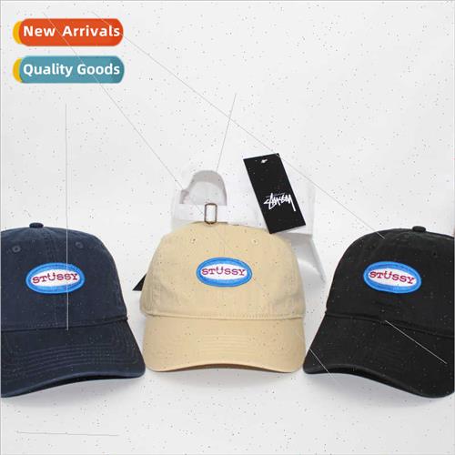 Washed do old embroidery baseball cap cotton soft top sun ha