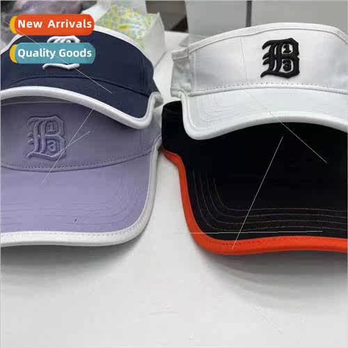 Hat female letters hollow top hat summer Korean tide sports