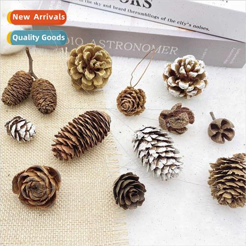 1-18CM pine cones Christmas decorations pendant Christmas e