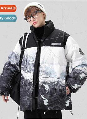 Winter new down jacket men women couples whe duck down thick