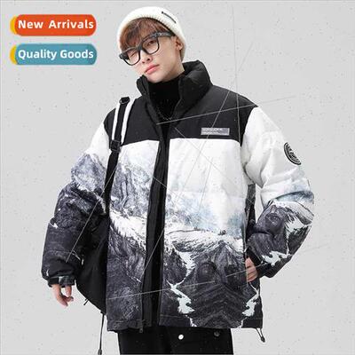 Winter new down jacket men women couples whe duck down thick