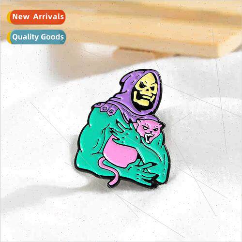Cartoon alloy oil dripping Halloween gift Baking paint ename
