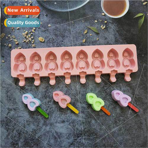8-Pair Love 494 Ice Cream licone Mold Ice Stick Ice Cream Mo