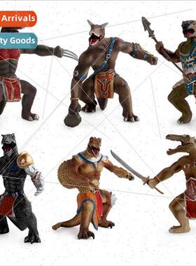 model toys scytosaurus bull horned dragon feather king drago