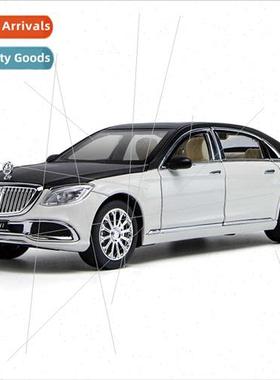 1:24 Ben Maybach S600 simulation Hatch Gold car model sound