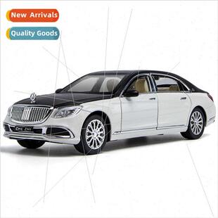 1:24 Ben Maybach S600 simulation Hatch Gold car model sound