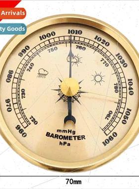 70MM Gold Pointer Barometer Home Barometer Pressure Gauge Ca