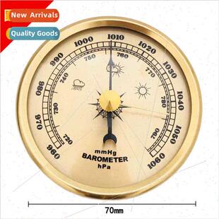70MM Gold Pointer Barometer Home Barometer Pressure Gauge Ca
