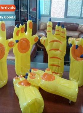 Source PVC inflatable paw Interactive toys bear paw model ch