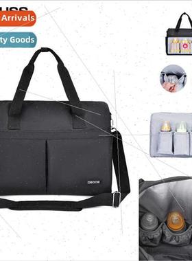 Large capacy mommy bag ngle shoulder mother baby bag handhel