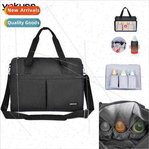 Large capacy mommy bag ngle shoulder mother baby bag handhel