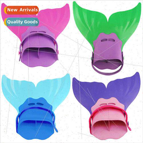 Mermaid flippers nglepcs whale tail flippers Children onePCS