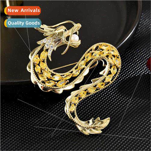 Chinese dragon brooch twelve Chinese zodiac signs elegant ex