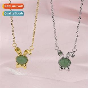 Necklace Bunny Ears Pendant Interlude Tourmaline Bow