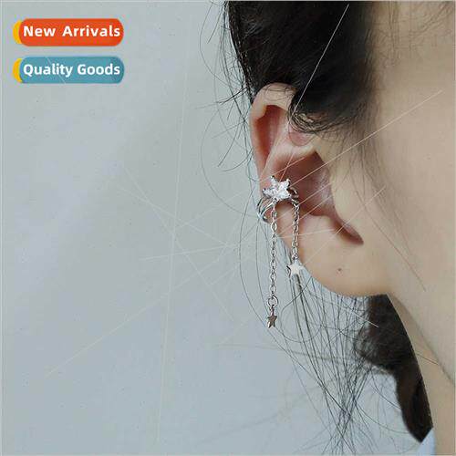 Tassel star ear clips double layer exquise no ear hole earri