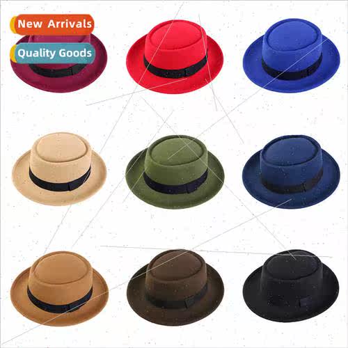 fall winter retro Engljazz cap men women imation woolen flat