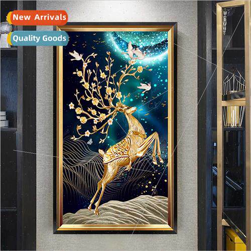 Diamond painting new modern  living room vertical  rich elk