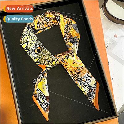 Bag Scarf Tie Bag Ribbon Handle Wrap Thin Narrow Long Hair R