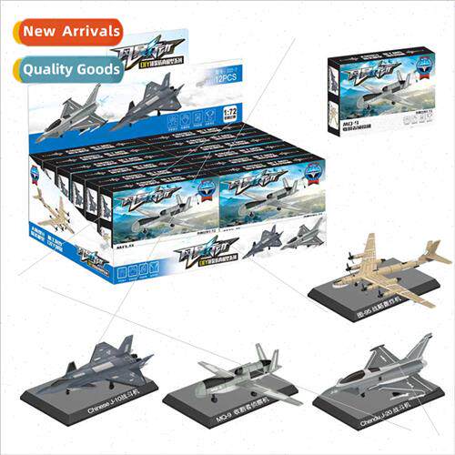 Mini assembled building blocks bomber fighter model main war
