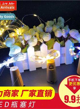 Wine Bottle Cork ghts ins Decoration Colorful LED Copper Wir