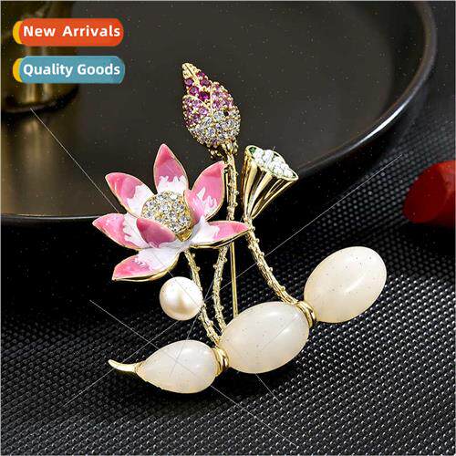 A lotus flower elegant versatile high-grade coat accessories