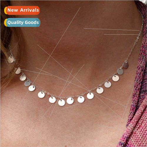 Europe fashion gold sequins women delicate jewelry accessori