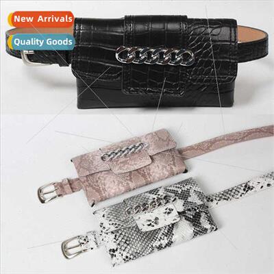 Snake Women Belt Waist Pack Slim Belt Waist Pack Belt Mobile