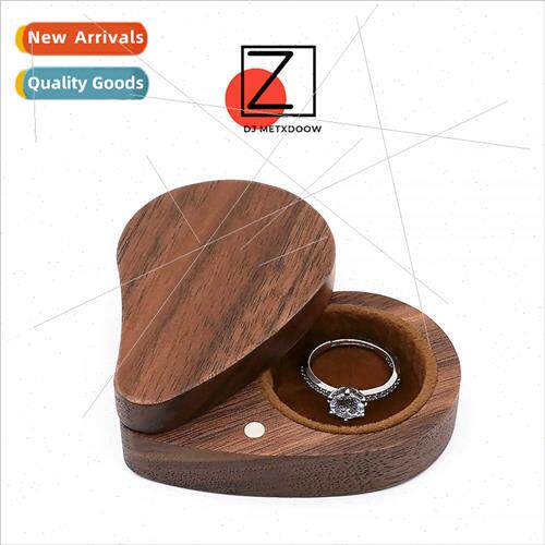 Love high-grade ring box solid wood wedding Eve Valentine Da