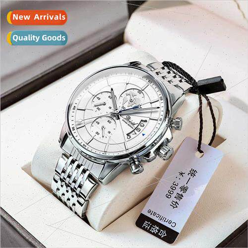 Men Watch Steel Strap Quartz minous Waterproof Mechanical  F