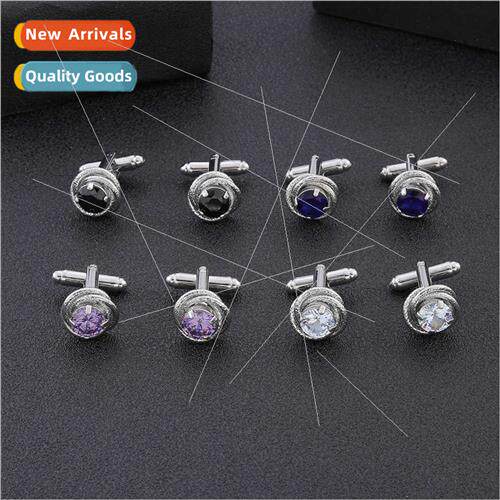Europe Uned States new diamond twist cufflinks men French sh