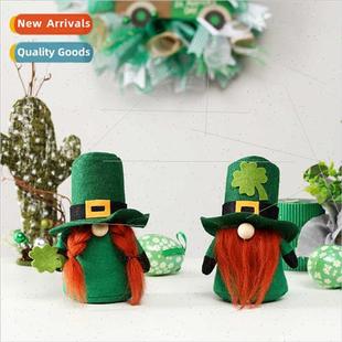 Irish Festival Cuckold Figurine Doll Shamrock Faceless Old M