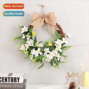 ins Scandinavian home decorations Faux flowers wh lights wre