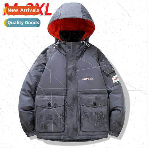 Men short winter 90 whe duck down jacket fashion men women n