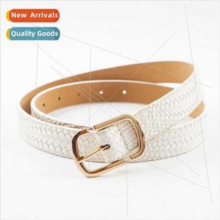 simple casual pin buckle stude Women Korean belt