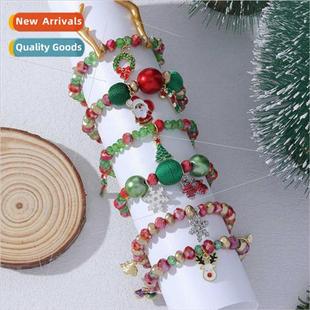Santa Bracelet Claus Snowman Bracele TIKTOK Candy Christmas