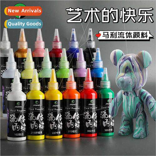 Fluid acrylic paint 100ml bottle violent bear diy material d