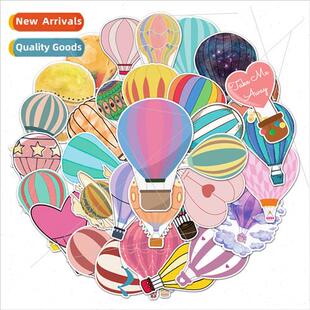 50 hot air balloon luggage stickers creative nd personaly wa