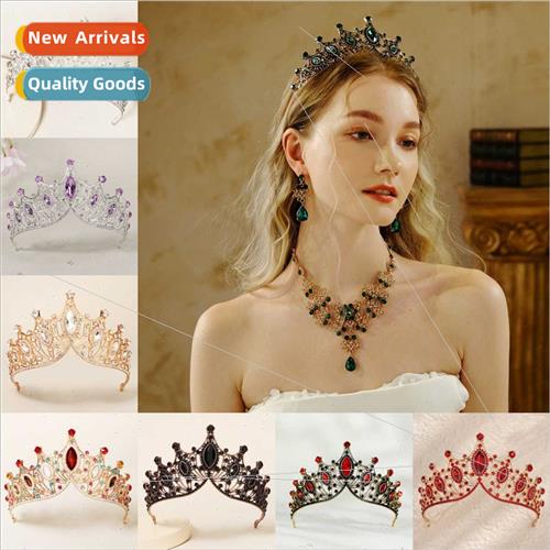 Europe wedding tiara prom party hair accessories Ba new vint