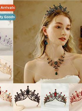 Europe wedding tiara prom party hair accessories Ba new vint
