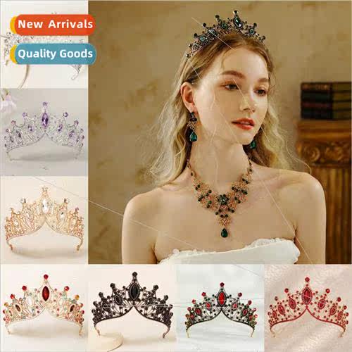 Europe wedding tiara prom party hair accessories Ba new vint
