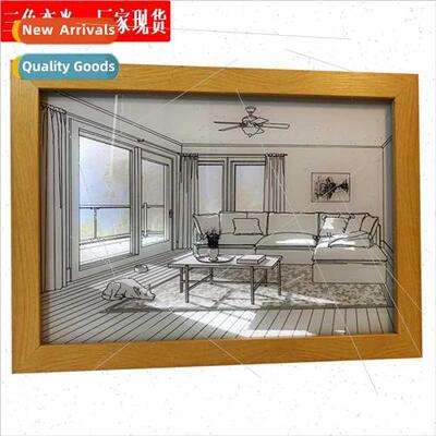 ght painting light bedroom hanging luminous light decoration