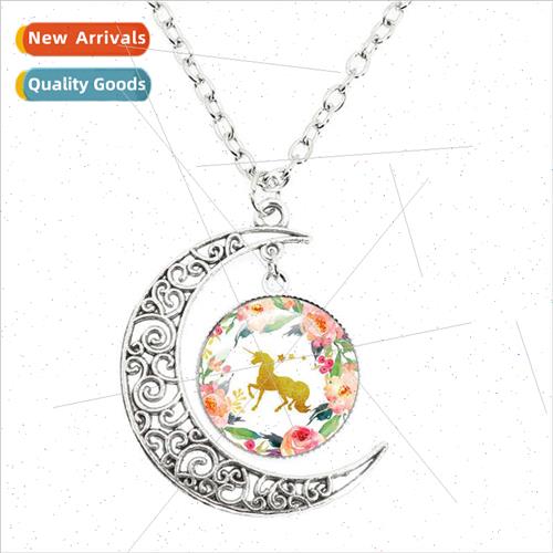 New Magical Unicorn Colourful Rainbow Unicorn Dome Glass Pen