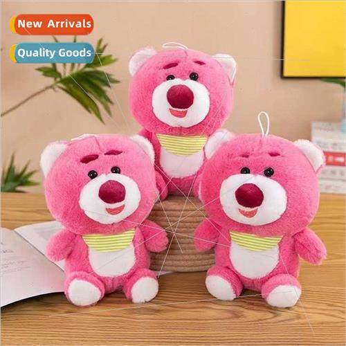 Cute doll pendant doll plush toy strawberry bear doll machin