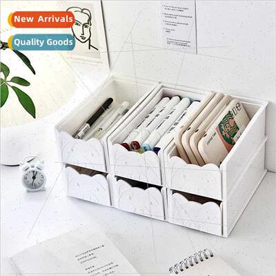 Piggy desktop organizer cosmetic shelf office stationery sto